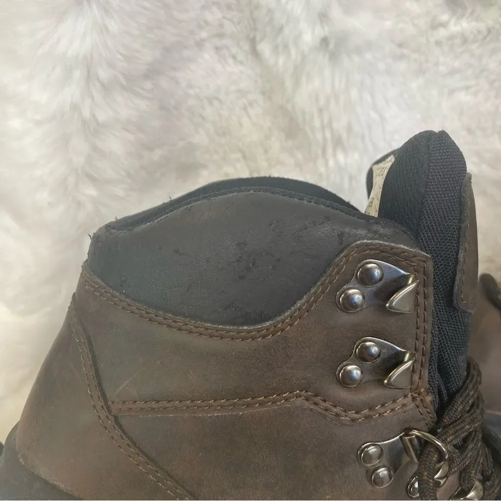 Alpine Design Grand woman brown leather waterproof hiking boots 6.5 - Picture 5 of 14